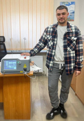 Встановлення двохвильового діодного лазера Gigaa Laser у лікарні Одеської області